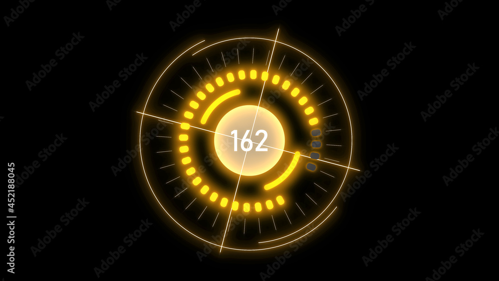 Poster abstract technology futuristic concept hud interface hologram elements of digital data and circle pe