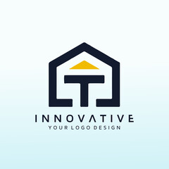 a logo for a growing real estate investment company letter T