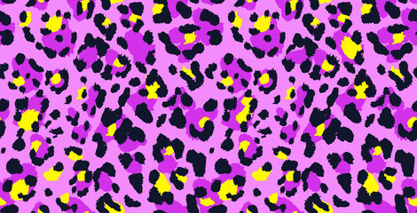 Fototapeta na wymiar leopard pattern texture repeating seamless color. Fashion and stylish background