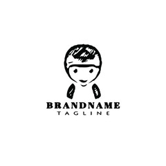 avatar logo icon design template vector illustration