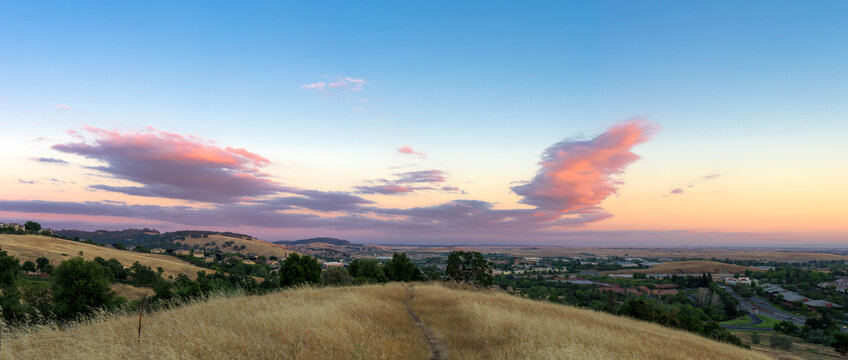 Sunset El Dorado Hills, California