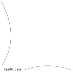Health care card vector illustration