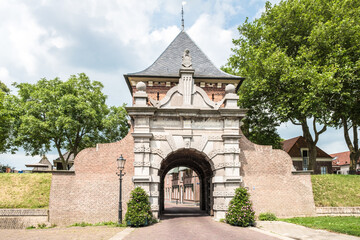 Schoonhoven's 17th-century Ferry Gate, Zuid-Holland province, The Netherlands