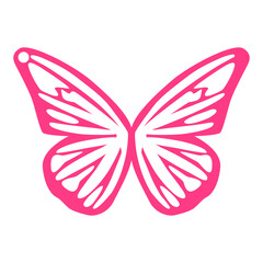 Butterflies spring, Easter black silhouettes. Earrings cut files templates on white background