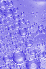 oil bubbles on water