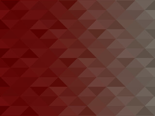 Abstract burgundy low-polygons generative background, illustration. Triangular pixelation.