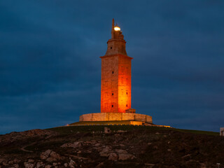 Fototapeta na wymiar Tower of Hercules, La Coruña, Spain