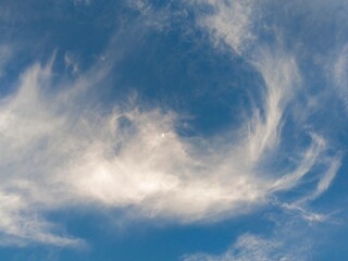 blue sky with clouds