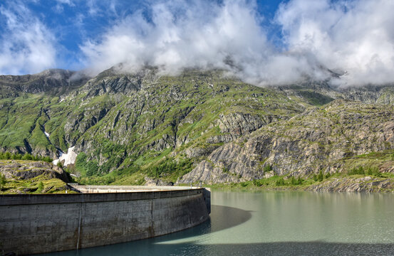 Margaritzensperre, M&ouml;llsperre, Margaritzenstausee, Staumauer, Sperre, Talsperre, Speicher Margaritze, Speicher, Mauer, Staumauer, Pasterze, Wasser, Pasterzengletscher, Gletscherwasser, Wochenspeicher,