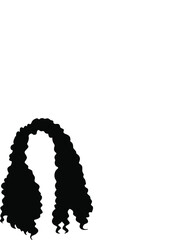 Woman face portrait line art vector. Minimalist female drawing