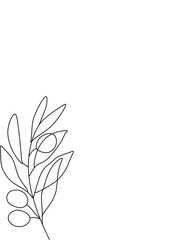 Botanical plants line