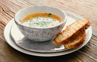 vegetable puree soup 