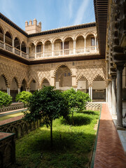 Obraz premium Travel in Sevilla: visit of the Alcazar