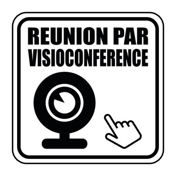 Logo r&eacute;union par visioconf&eacute;rence.