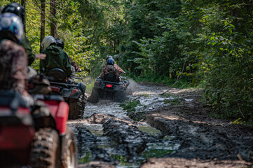 Offroad Buggy / ATV Driving / Extreme Helmet Driving / Dirt, Thickets, Jungle