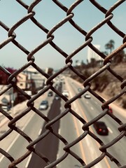 Naklejka premium fence with texture