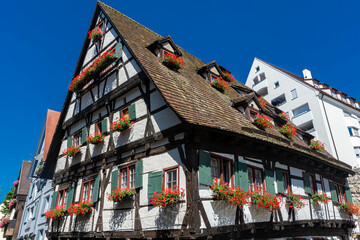 ULM, GERMANY, 7 AUGUST 2020: the most crooked house in the world