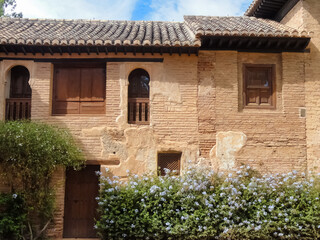  The inside view of the Alhambra palace complex, Granada