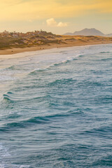 Obraz premium waves on the beach in Florianópolis, Santa Catarina, Brazil