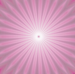 pink rays radiate from centre