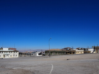 Abandoned mining town in Chuquicamata, Chile