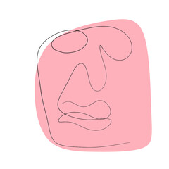 Abstract drawing line