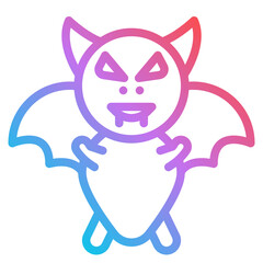 bat gradient icon