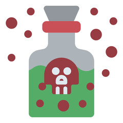 poison flat icon