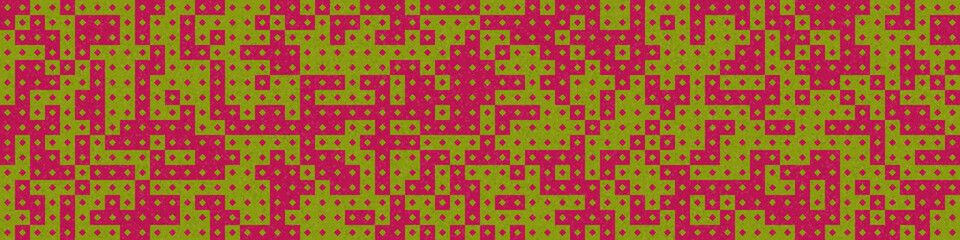 Abstract Geometric Pattern generative computational art illustration