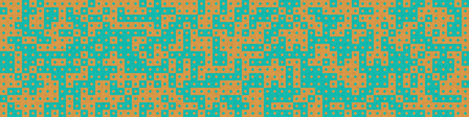 Abstract Geometric Pattern generative computational art illustration