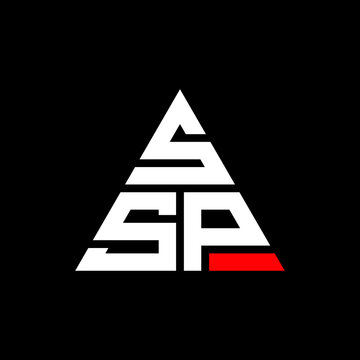 SSP triangle letter logo design with triangle shape. SSP triangle logo design monogram. SSP triangle vector logo template with red color. SSP triangular logo Simple, Elegant, and Luxurious Logo. SSP 
