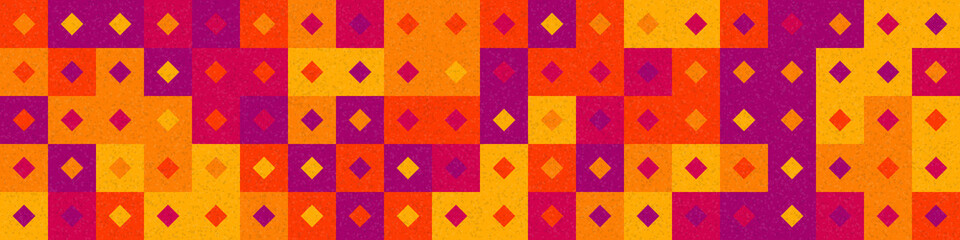 Abstract Geometric Pattern generative computational art illustration