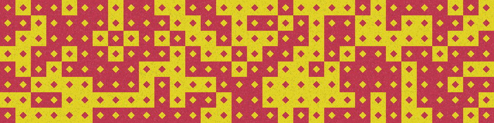 Abstract Geometric Pattern generative computational art illustration