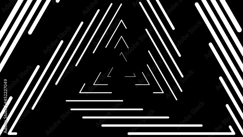 Poster abstract geometric white strokes, spiral rotating lines, computer generated background, 3d rendering