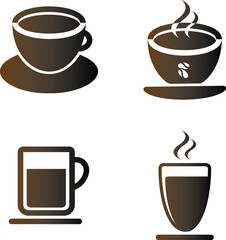 Obraz premium Coffee and Tea Icon