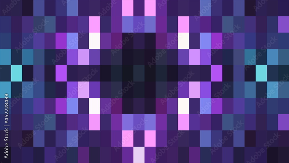 Aufkleber abstract background with mosaic. digital backdrop. 3d render