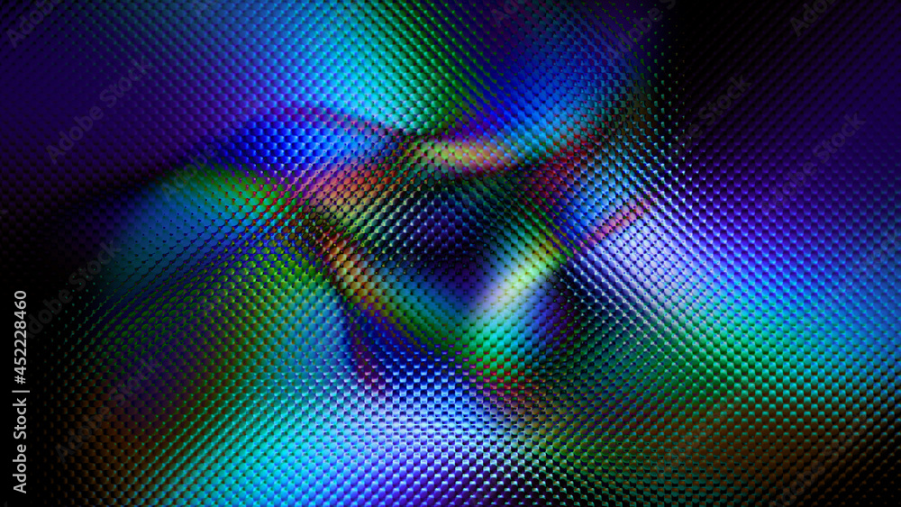 Poster multi-colored metal texture for industrial design and creative, 3d rendering computer generated back