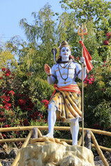 Statue of blessing Shiva at Maharana Pratap Museum at Haldighat, Rajasthan, India, Asia