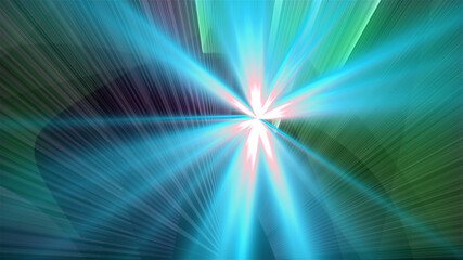 Bright different random lights, modern neon technology, floodlights, 3d rendering computer generated illustration