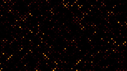 Retro pixel computer generated abstract background, 3D rendering backdrop, grid as newspaper picture closeup