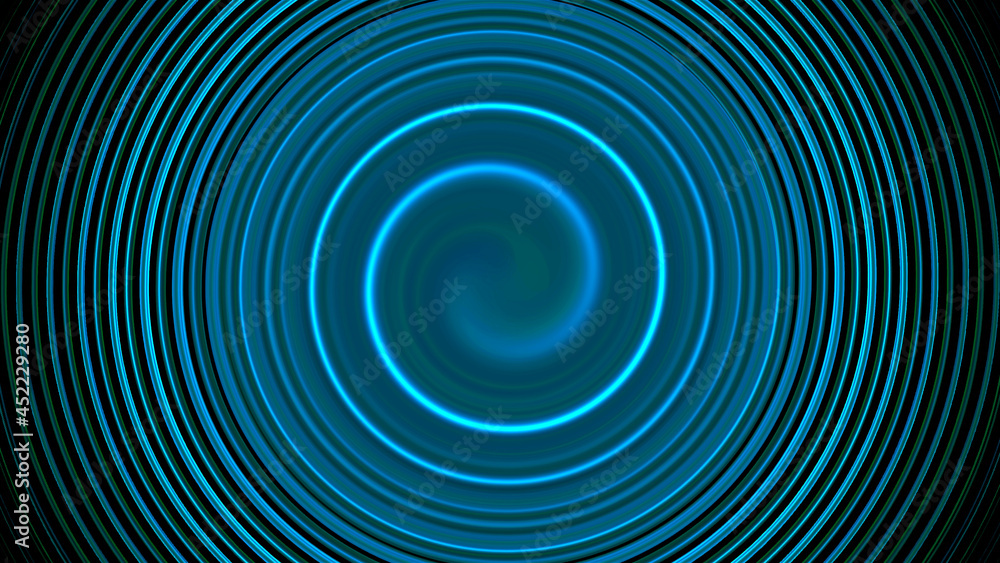 Poster abstract twirl spin lines, computer generated background, 3d rendering background