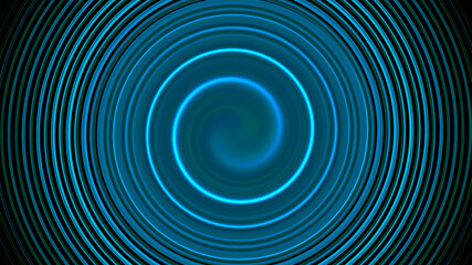 Abstract twirl spin lines, computer generated background, 3D rendering background