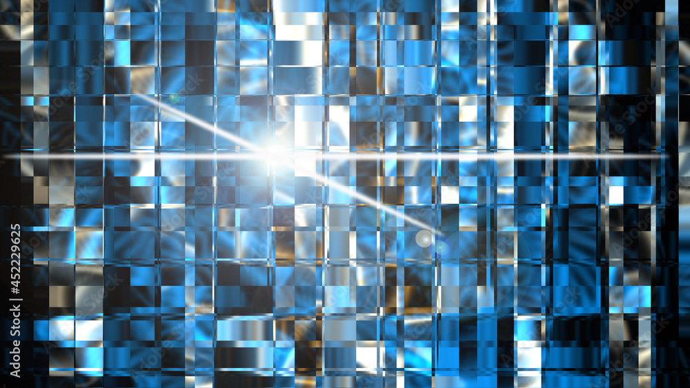 Poster beautiful and shiny saurface of diamond with lighting, 3d rendering computer generated background