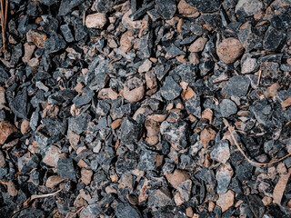 small pebbles that are ready to be used as building foundation materials
