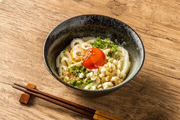 手打ちうどん　Hand-made udon Japanese cuisine