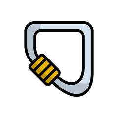 Carabiner Icon Vector