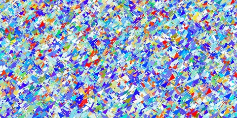 Light Multicolor vector texture with triangular style.