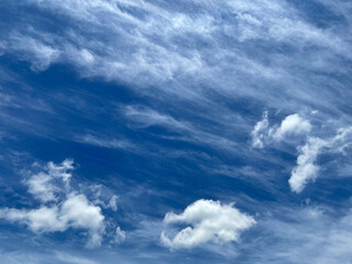 blue sky with clouds