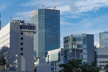 赤坂見附駅周辺のビルの風景