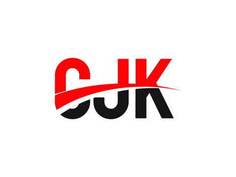 CJK Letter Initial Logo Design Vector Illustration